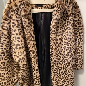 Faux fur coat